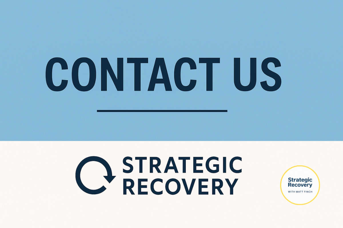 contact us strategic recovery with matt finch