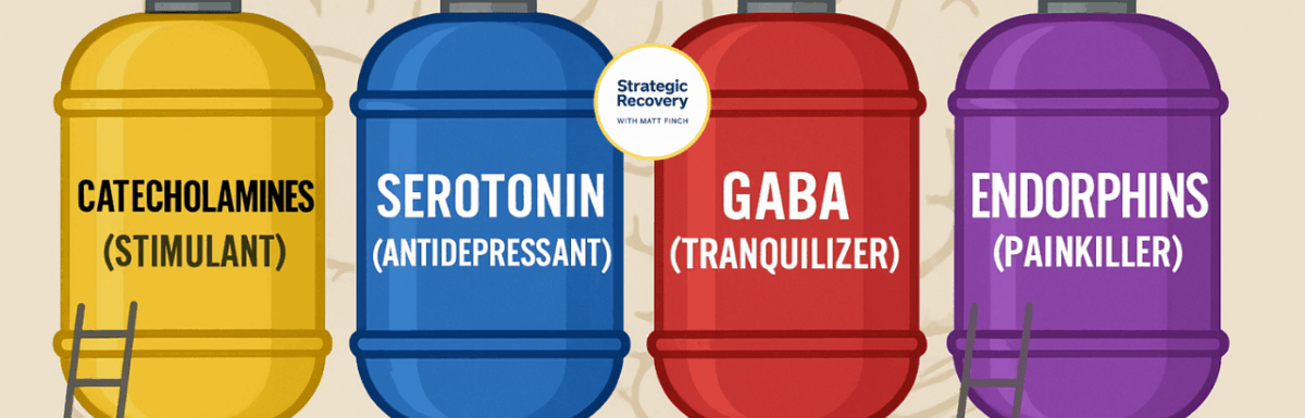 four mood tanks neurotransmitters addiction recovery