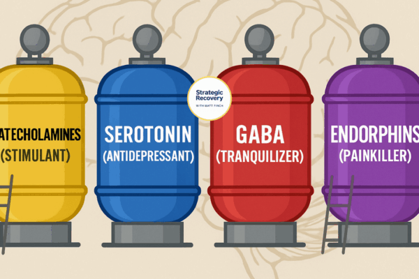 four mood tanks neurotransmitters addiction recovery