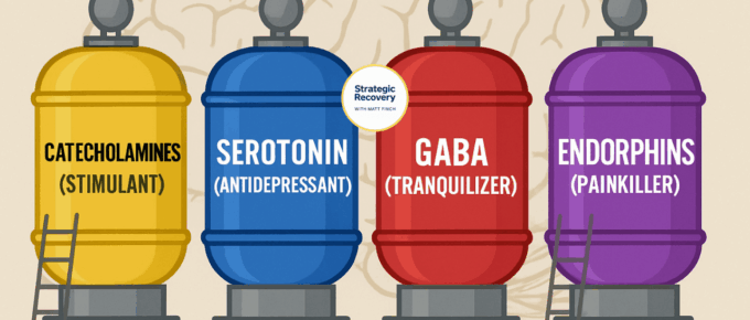 four mood tanks neurotransmitters addiction recovery
