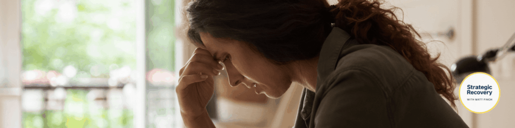 Woman experiencing stress as a visual metaphor for the mind–body connection and psychophysiologic disorders (PPD).