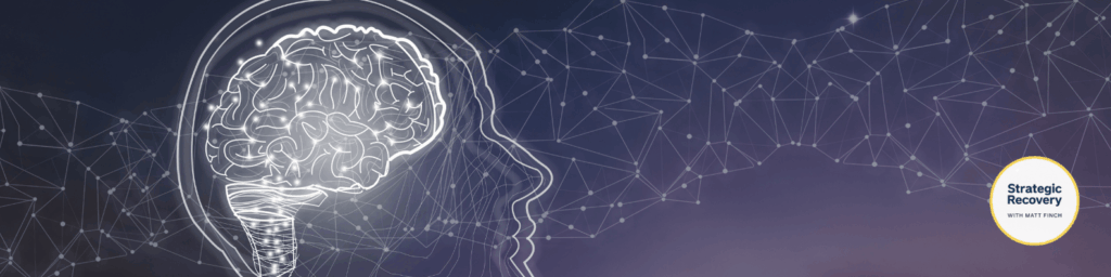 Digital illustration of a brain and neural network representing neuroplasticity and the mind’s ability to heal the body.