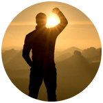 Glow icon for 'The New Normal'—pleasure and purpose coexisting.