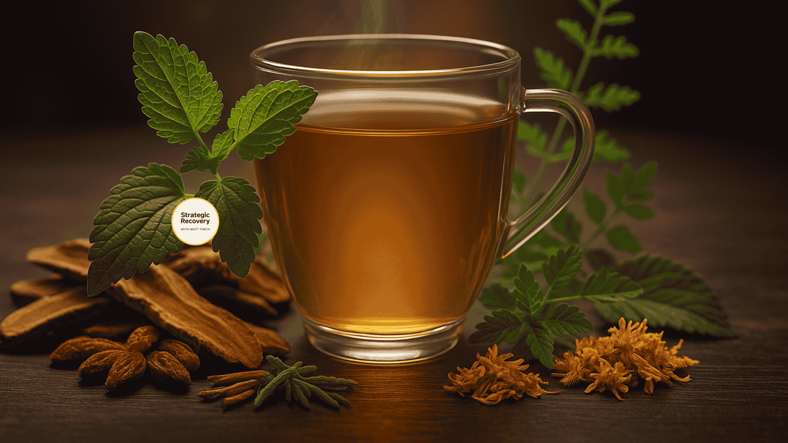 Dragon Balm Tea evening elixir with lemon balm and Chinese adaptogens