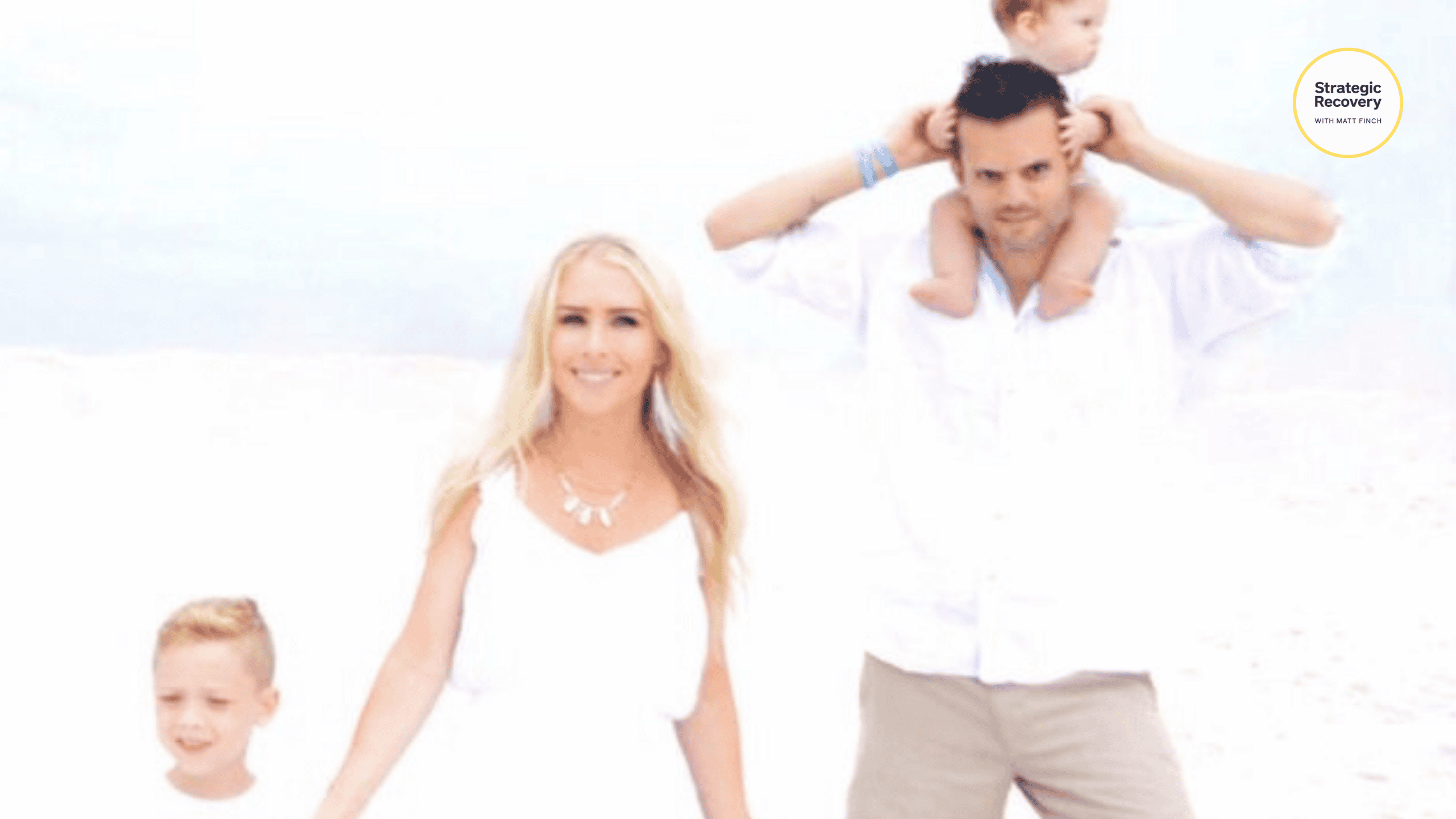 Garrett Gray — Strategic Recovery 6-Week Immersion client success, pictured with family